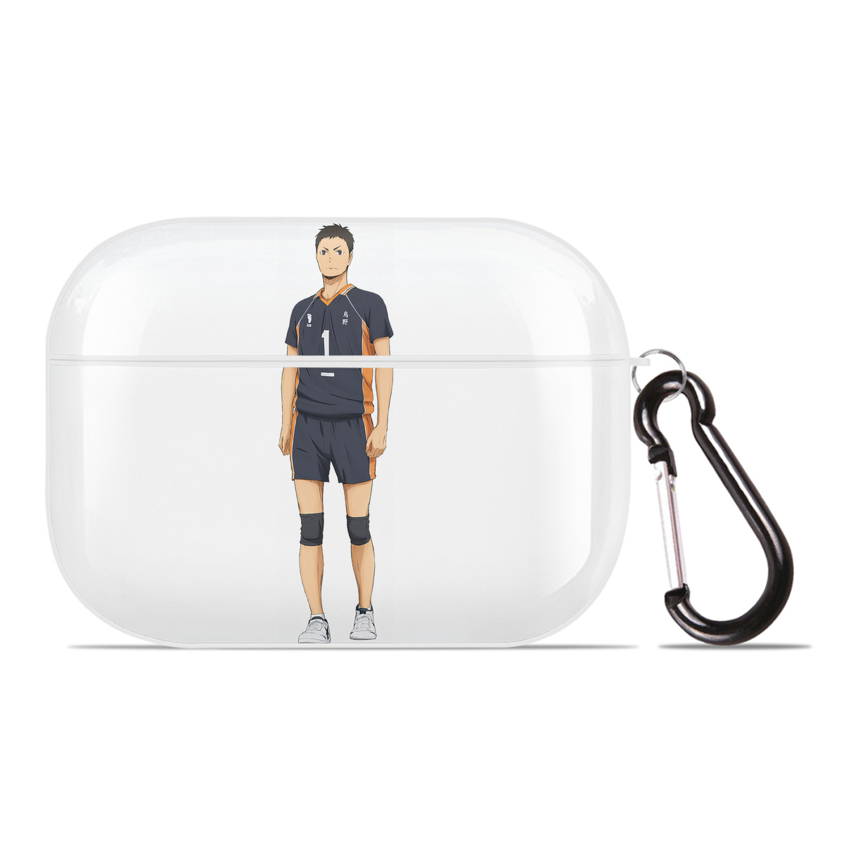 （画像用） ハイキュー!! Haikyu!! 【AirPods Pro用】ハードシェル保護ケース 耐衝撃・防指紋・カラビナ付き商品仕様
