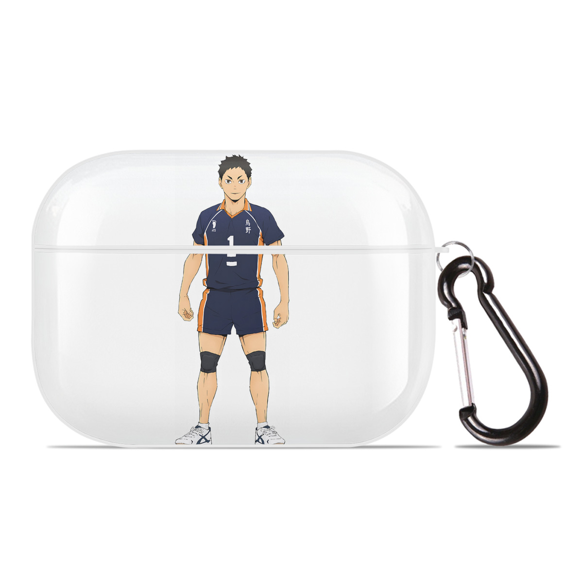 （画像用） ハイキュー!! Haikyu!! 【AirPods Pro用】ハードシェル保護ケース 耐衝撃・防指紋・カラビナ付き商品仕様