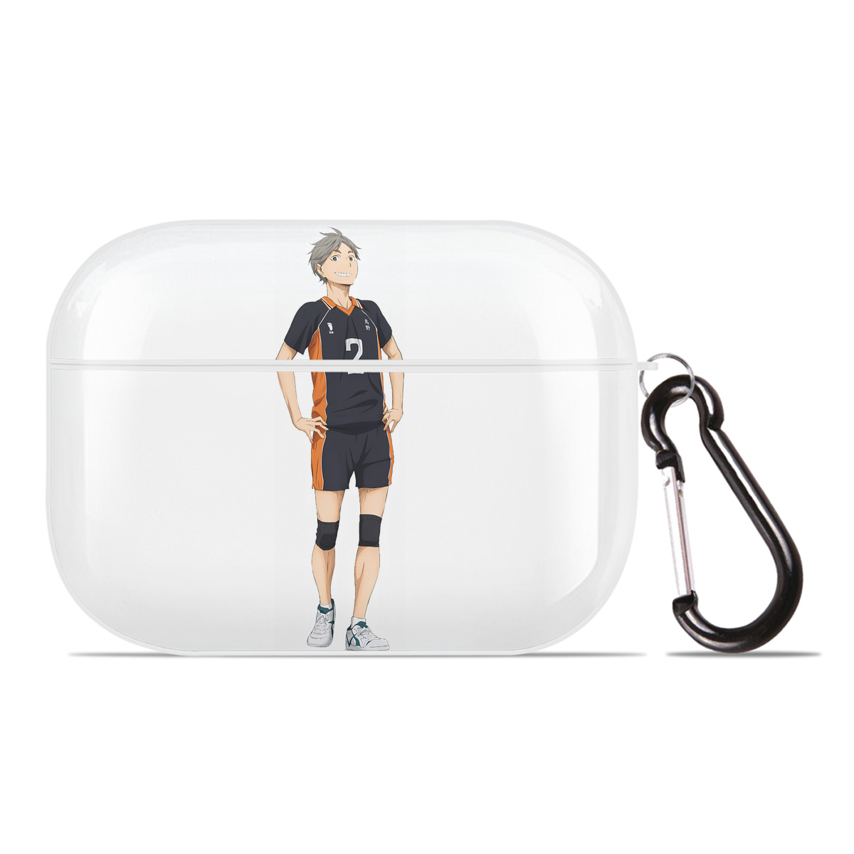 （画像用） ハイキュー!! Haikyu!! 【AirPods Pro用】ハードシェル保護ケース 耐衝撃・防指紋・カラビナ付き商品仕様