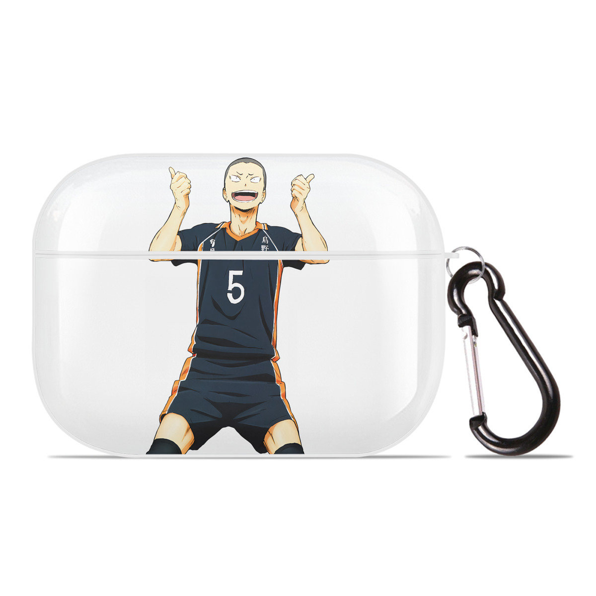 （画像用） ハイキュー!! Haikyu!! 【AirPods Pro用】ハードシェル保護ケース 耐衝撃・防指紋・カラビナ付き商品仕様