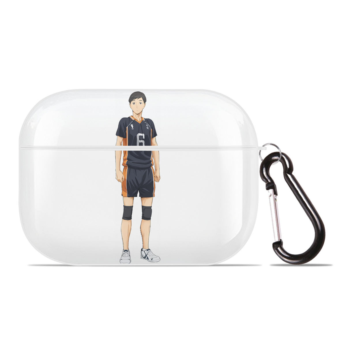 （画像用） ハイキュー!! Haikyu!! 【AirPods Pro用】ハードシェル保護ケース 耐衝撃・防指紋・カラビナ付き商品仕様