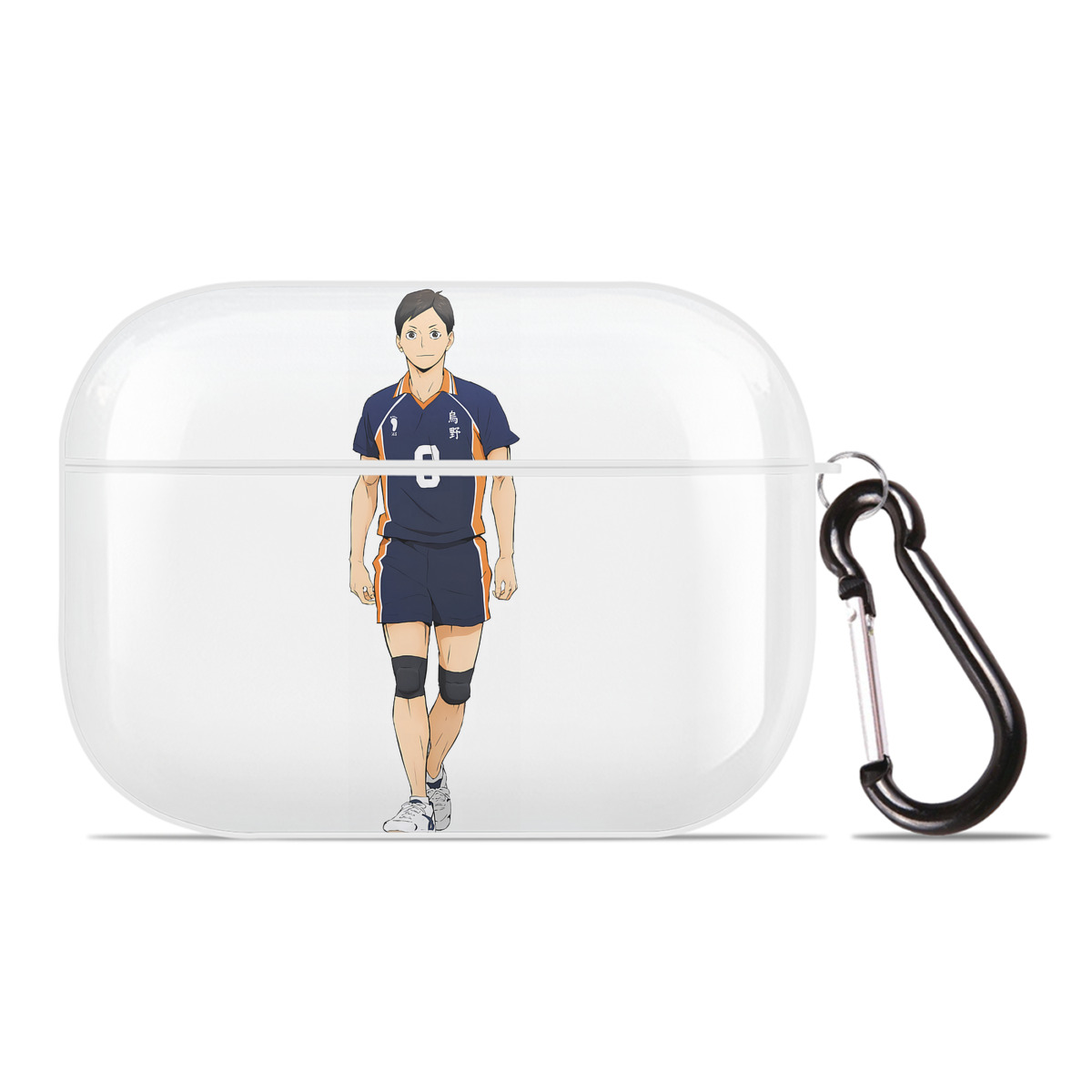 （画像用） ハイキュー!! Haikyu!! 【AirPods Pro用】ハードシェル保護ケース 耐衝撃・防指紋・カラビナ付き商品仕様