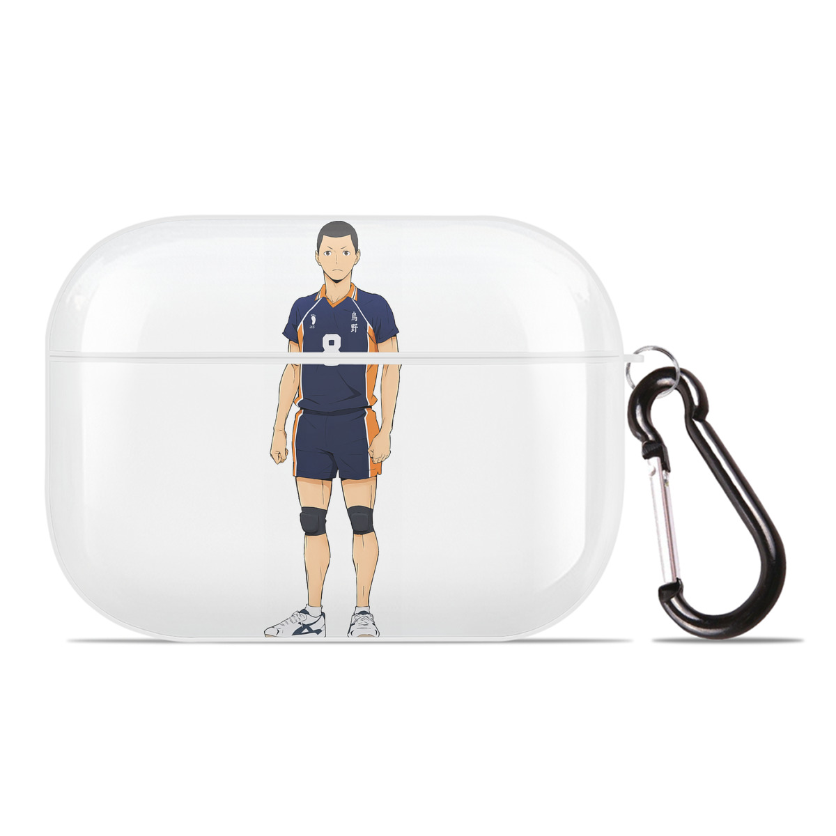 （画像用） ハイキュー!! Haikyu!! 【AirPods Pro用】ハードシェル保護ケース 耐衝撃・防指紋・カラビナ付き商品仕様