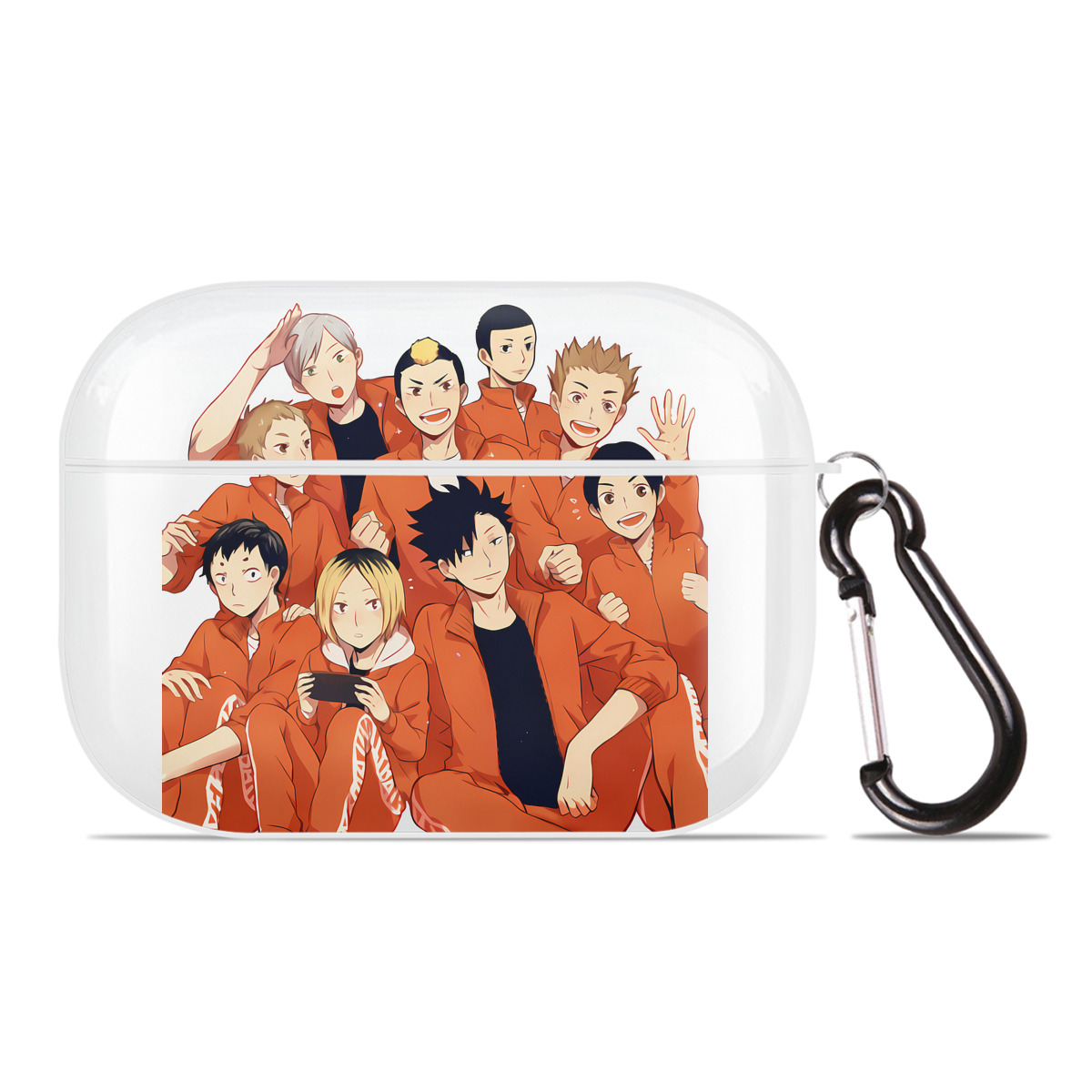 （画像用） ハイキュー!! Haikyu!! 【AirPods Pro用】ハードシェル保護ケース 耐衝撃・防指紋・カラビナ付き商品仕様