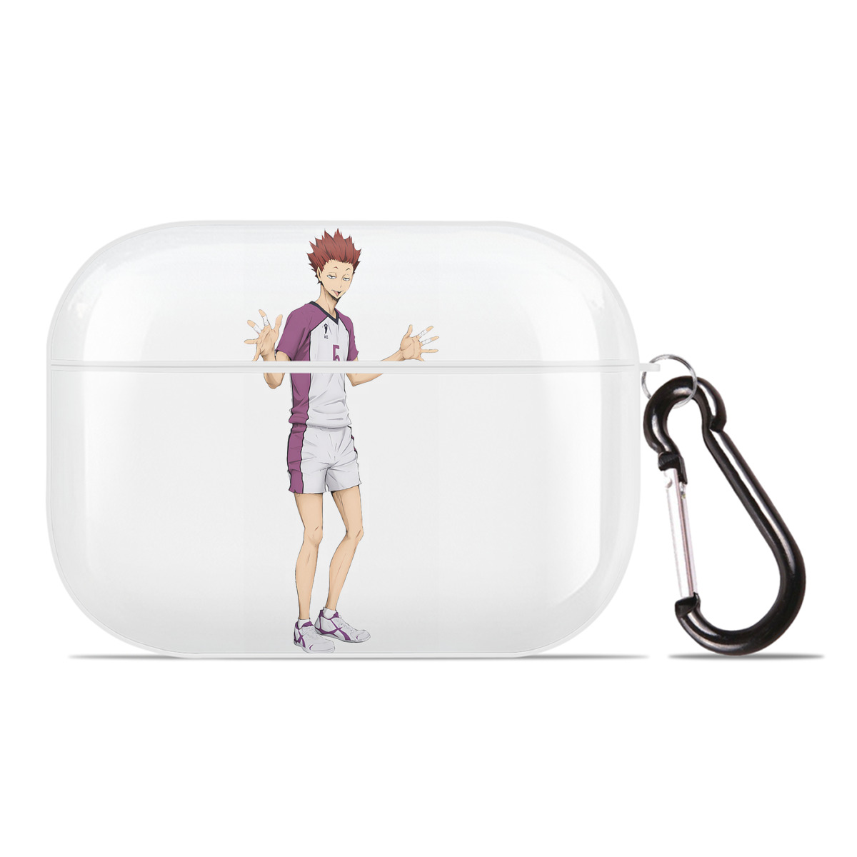 （画像用） ハイキュー!! Haikyu!! 【AirPods Pro用】ハードシェル保護ケース 耐衝撃・防指紋・カラビナ付き商品仕様