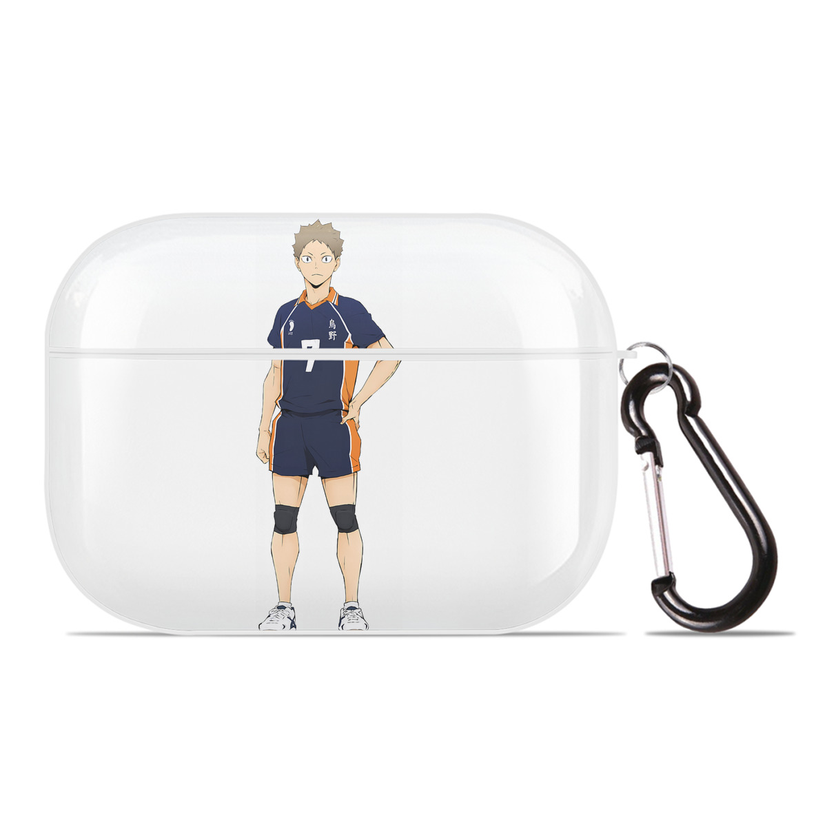 （画像用） ハイキュー!! Haikyu!! 【AirPods Pro用】ハードシェル保護ケース 耐衝撃・防指紋・カラビナ付き商品仕様