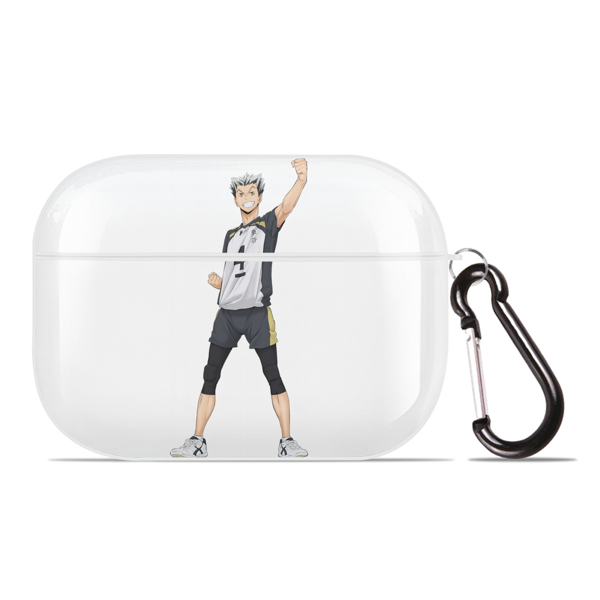 （画像用） ハイキュー!! Haikyu!! 【AirPods Pro用】ハードシェル保護ケース 耐衝撃・防指紋・カラビナ付き商品仕様