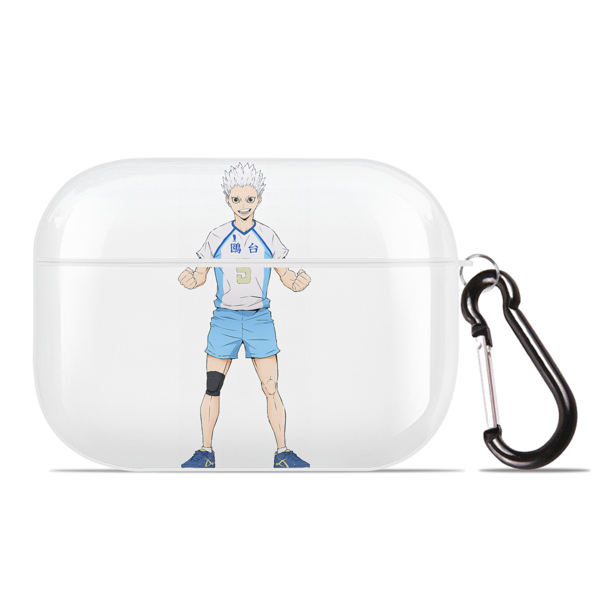（画像用） ハイキュー!! Haikyu!! 【AirPods Pro用】ハードシェル保護ケース 耐衝撃・防指紋・カラビナ付き商品仕様