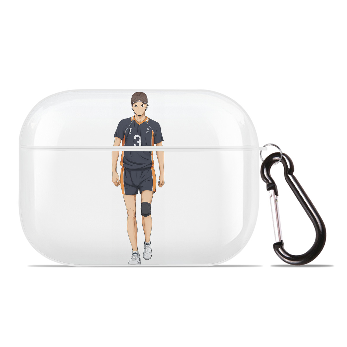 （画像用） ハイキュー!! Haikyu!! 【AirPods Pro用】ハードシェル保護ケース 耐衝撃・防指紋・カラビナ付き商品仕様