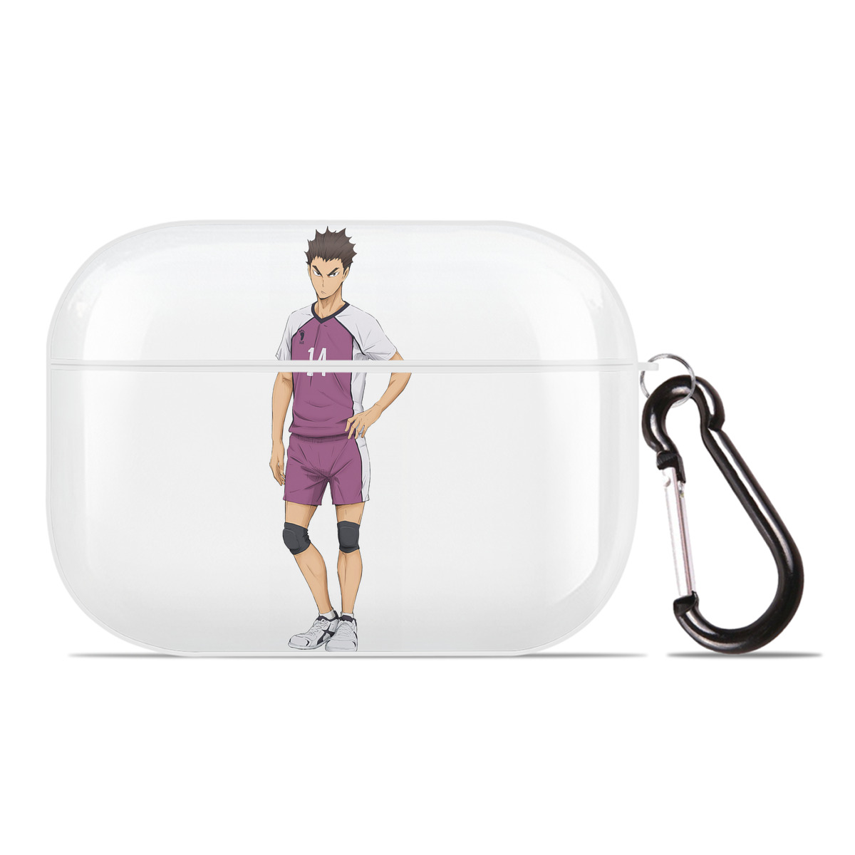 （画像用） ハイキュー!! Haikyu!! 【AirPods Pro用】ハードシェル保護ケース 耐衝撃・防指紋・カラビナ付き商品仕様