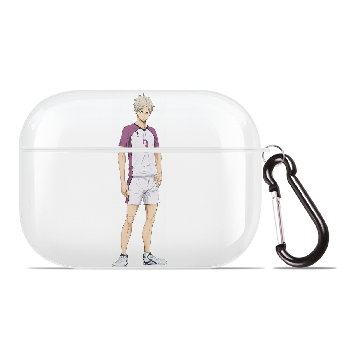 （画像用） ハイキュー!! Haikyu!! 【AirPods Pro用】ハードシェル保護ケース 耐衝撃・防指紋・カラビナ付き商品仕様