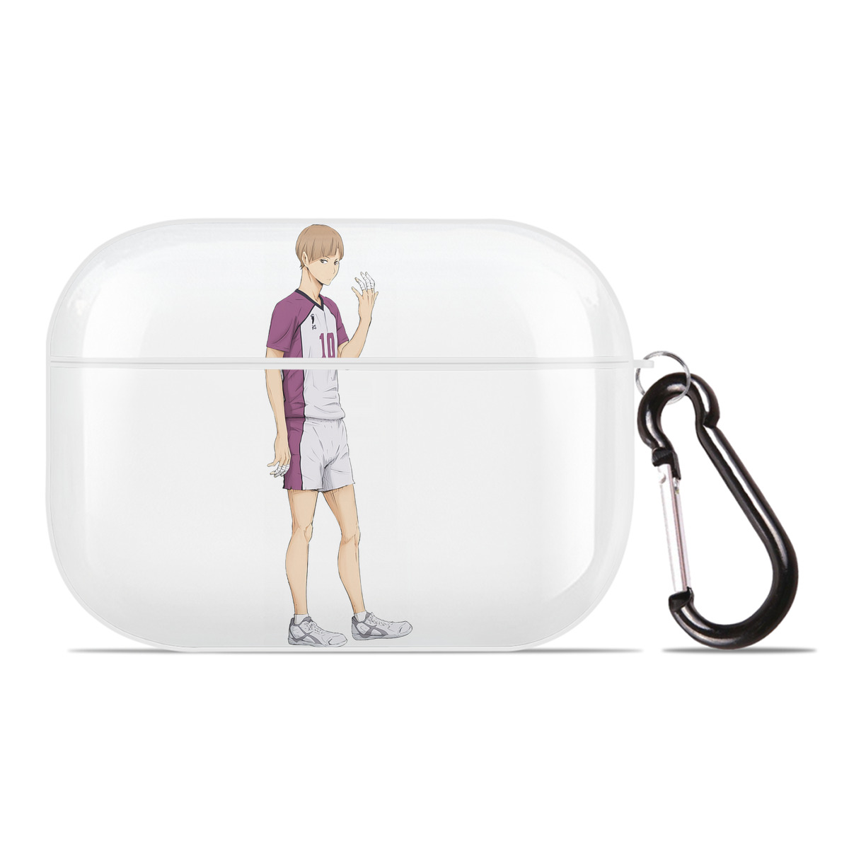 （画像用） ハイキュー!! Haikyu!! 【AirPods Pro用】ハードシェル保護ケース 耐衝撃・防指紋・カラビナ付き商品仕様