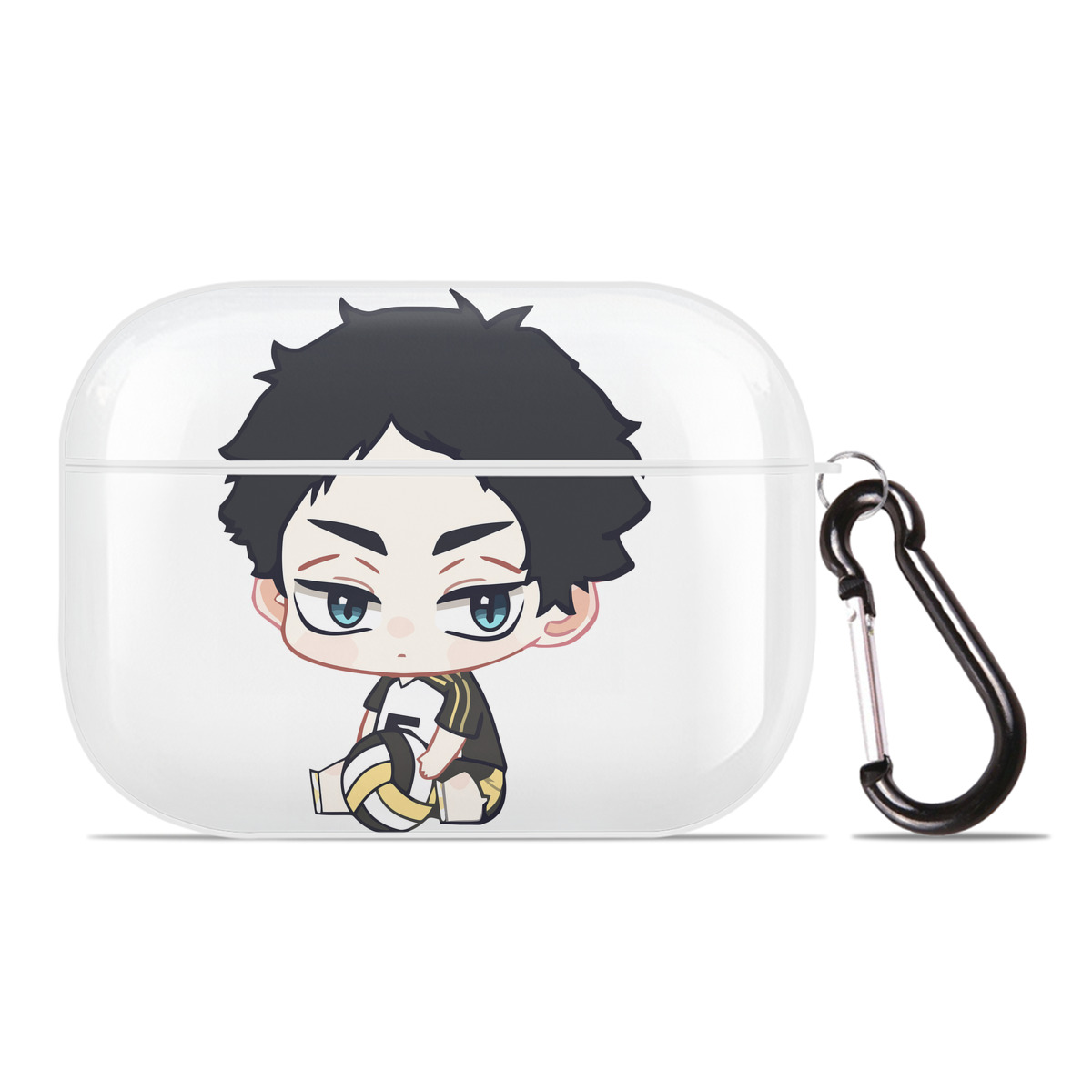 （画像用） ハイキュー!! Haikyu!! 【AirPods Pro用】ハードシェル保護ケース 耐衝撃・防指紋・カラビナ付き商品仕様