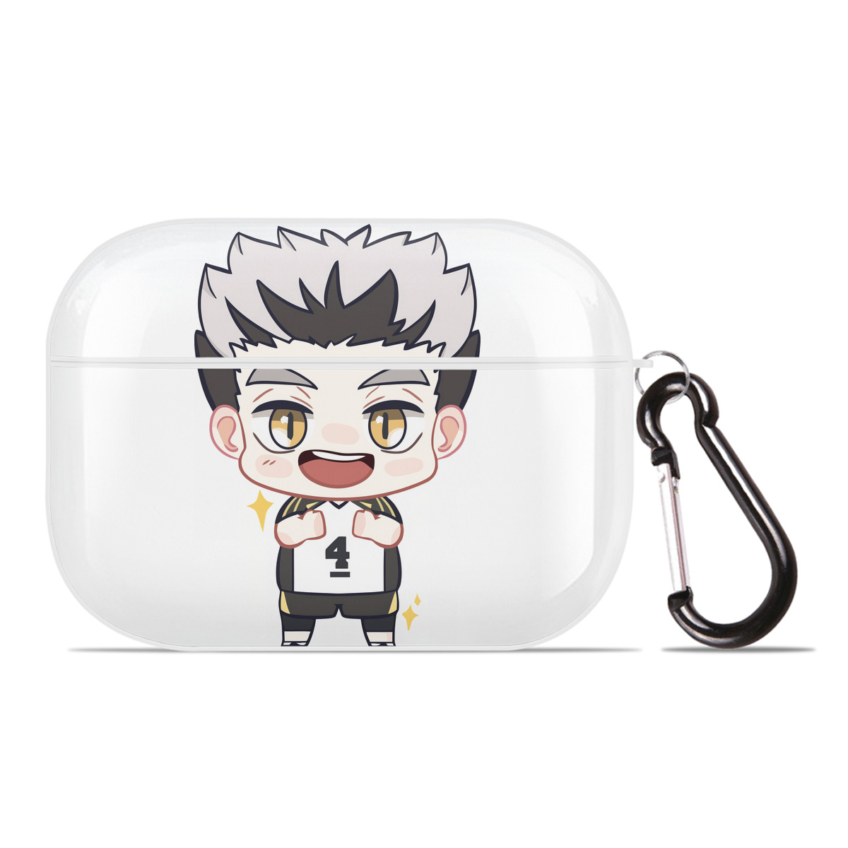 （画像用） ハイキュー!! Haikyu!! 【AirPods Pro用】ハードシェル保護ケース 耐衝撃・防指紋・カラビナ付き商品仕様