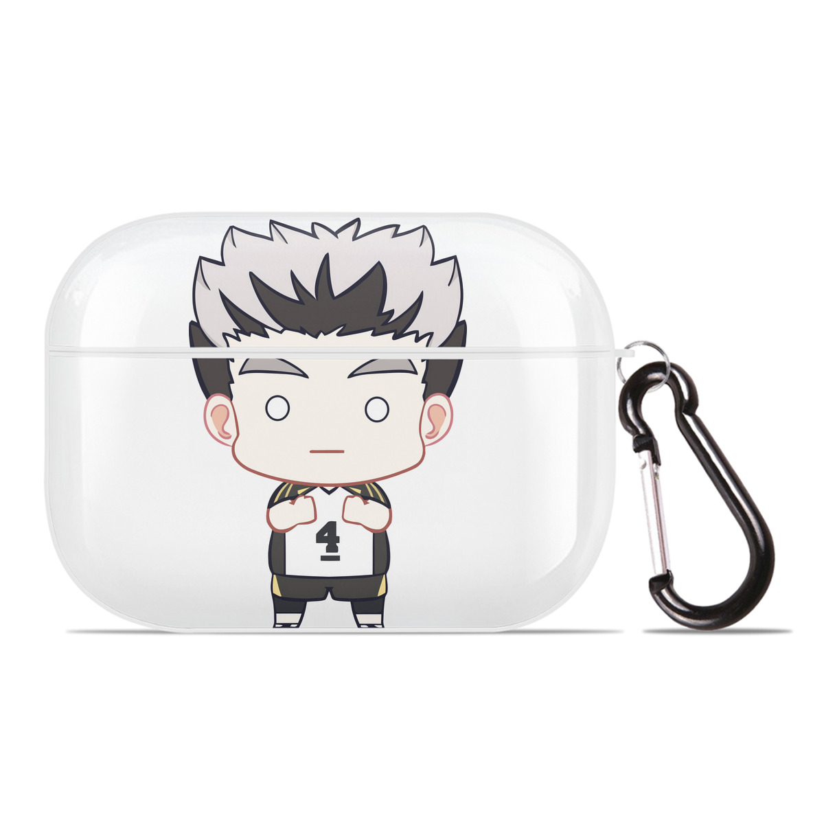 （画像用） ハイキュー!! Haikyu!! 【AirPods Pro用】ハードシェル保護ケース 耐衝撃・防指紋・カラビナ付き商品仕様
