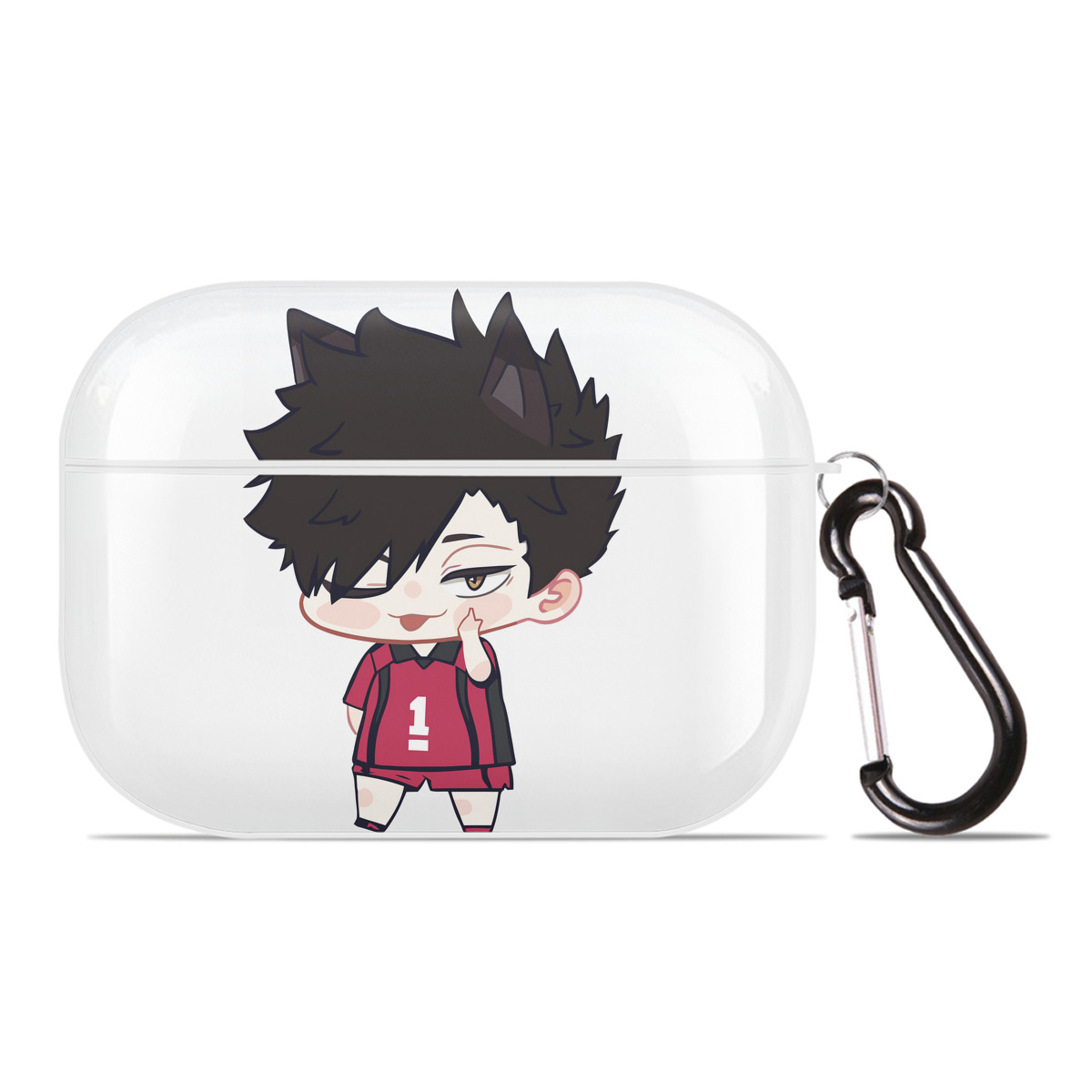 （画像用） ハイキュー!! Haikyu!! 【AirPods Pro用】ハードシェル保護ケース 耐衝撃・防指紋・カラビナ付き商品仕様