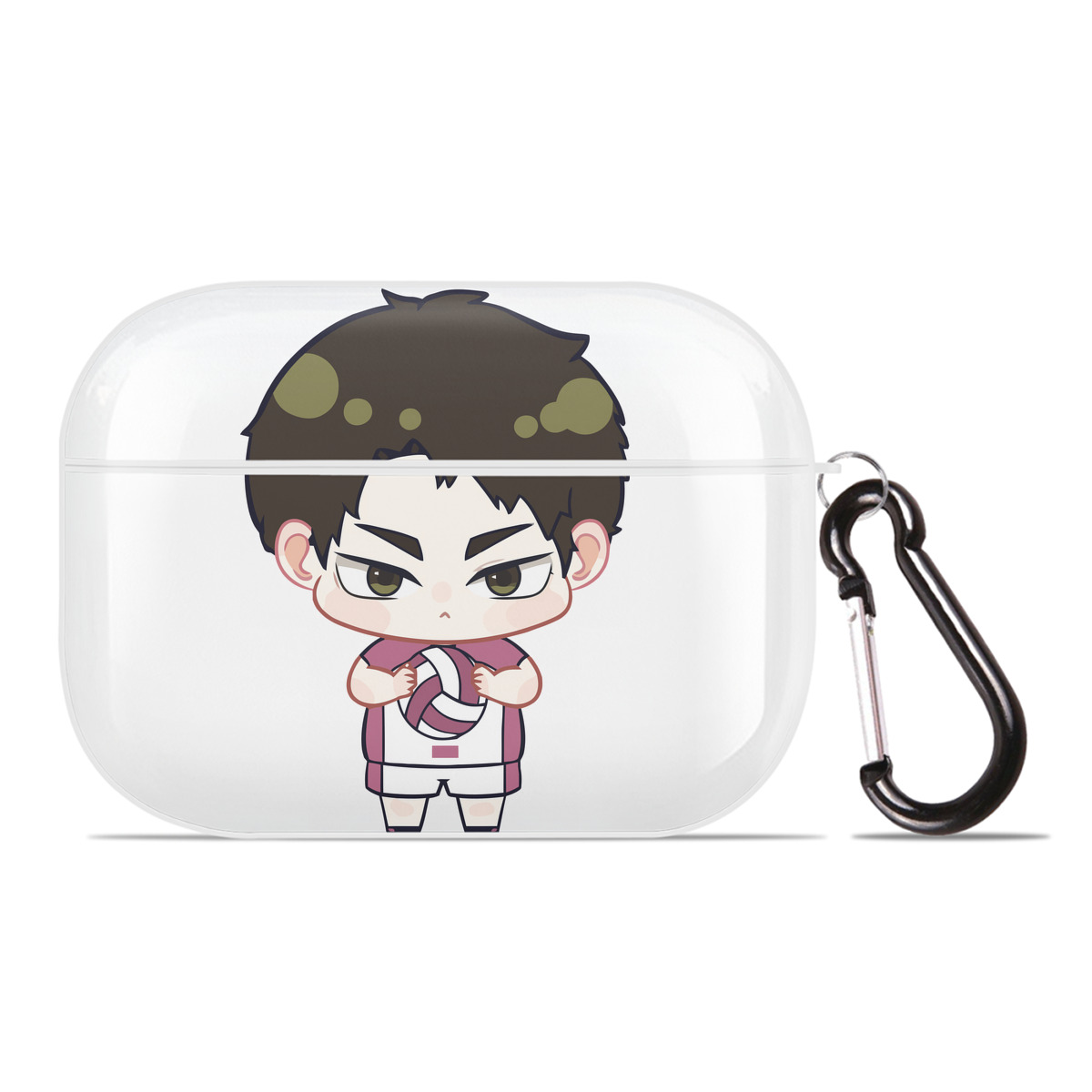 （画像用） ハイキュー!! Haikyu!! 【AirPods Pro用】ハードシェル保護ケース 耐衝撃・防指紋・カラビナ付き商品仕様