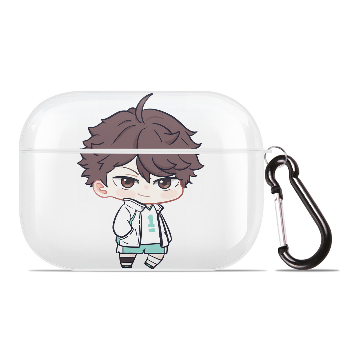 （画像用） ハイキュー!! Haikyu!! 【AirPods Pro用】ハードシェル保護ケース 耐衝撃・防指紋・カラビナ付き商品仕様