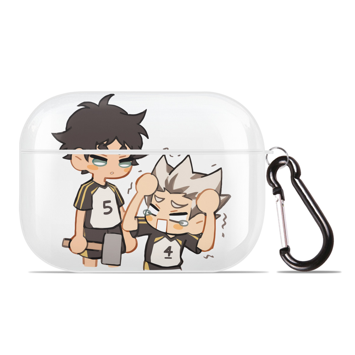 （画像用） ハイキュー!! Haikyu!! 【AirPods Pro用】ハードシェル保護ケース 耐衝撃・防指紋・カラビナ付き商品仕様