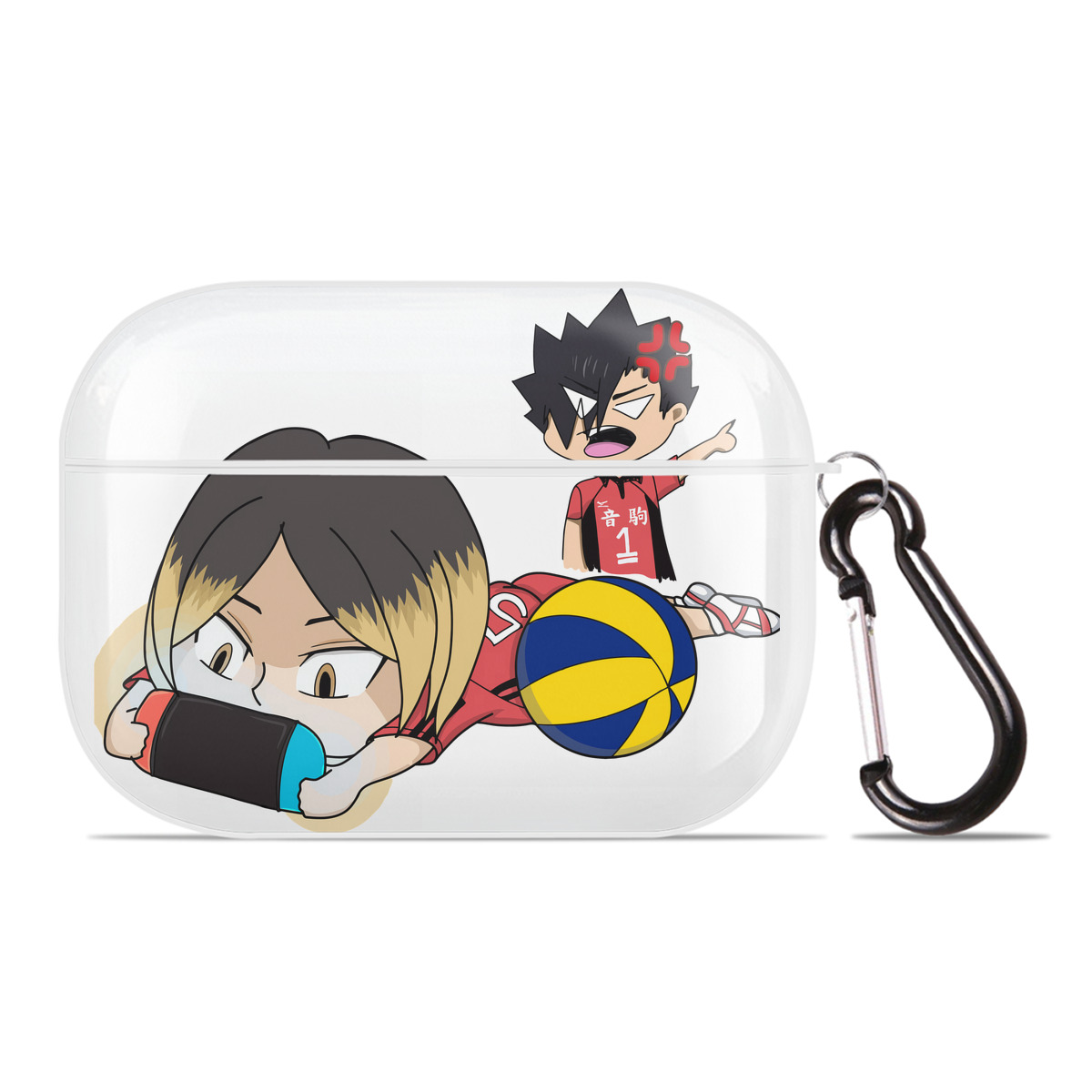 （画像用） ハイキュー!! Haikyu!! 【AirPods Pro用】ハードシェル保護ケース 耐衝撃・防指紋・カラビナ付き商品仕様