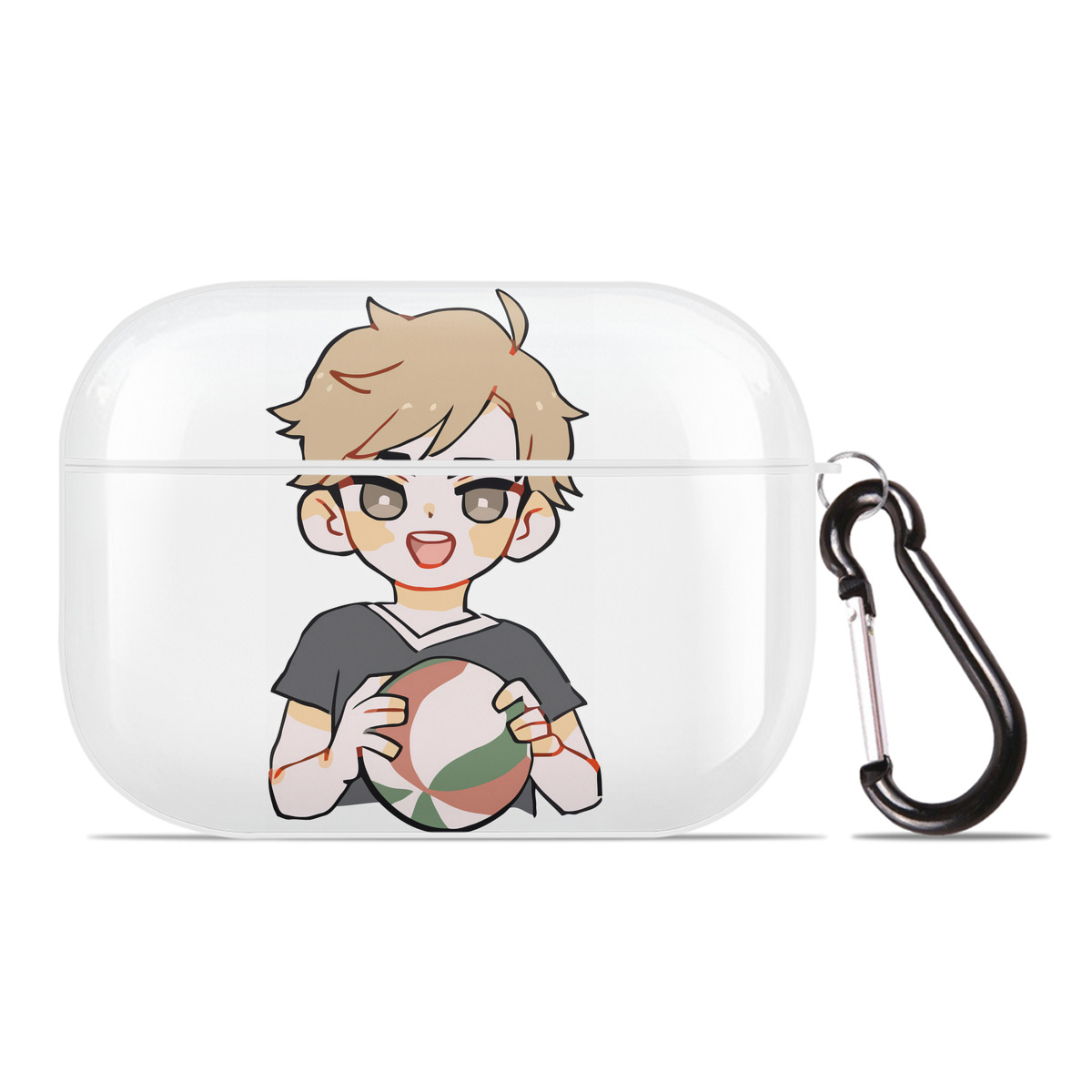 （画像用） ハイキュー!! Haikyu!! 【AirPods Pro用】ハードシェル保護ケース 耐衝撃・防指紋・カラビナ付き商品仕様