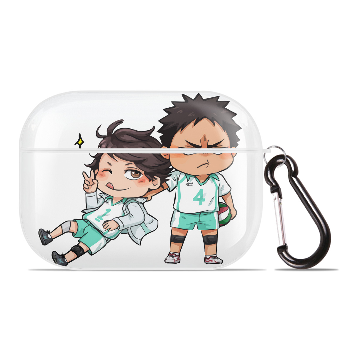 （画像用） ハイキュー!! Haikyu!! 【AirPods Pro用】ハードシェル保護ケース 耐衝撃・防指紋・カラビナ付き商品仕様