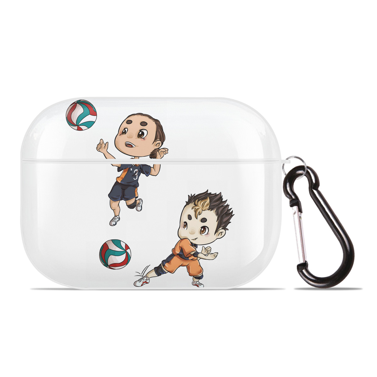 （画像用） ハイキュー!! Haikyu!! 【AirPods Pro用】ハードシェル保護ケース 耐衝撃・防指紋・カラビナ付き商品仕様