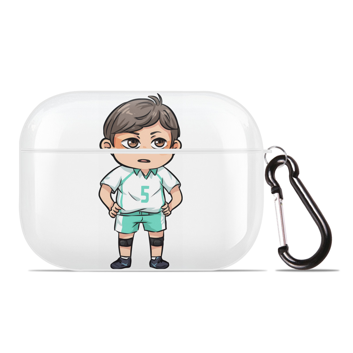 （画像用） ハイキュー!! Haikyu!! 【AirPods Pro用】ハードシェル保護ケース 耐衝撃・防指紋・カラビナ付き商品仕様