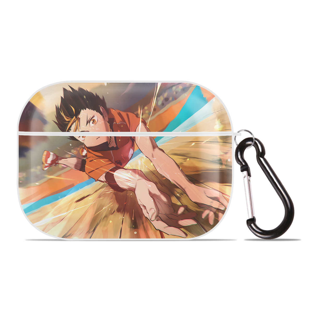 （画像用） ハイキュー!! Haikyu!! 【AirPods Pro用】ハードシェル保護ケース 耐衝撃・防指紋・カラビナ付き商品仕様