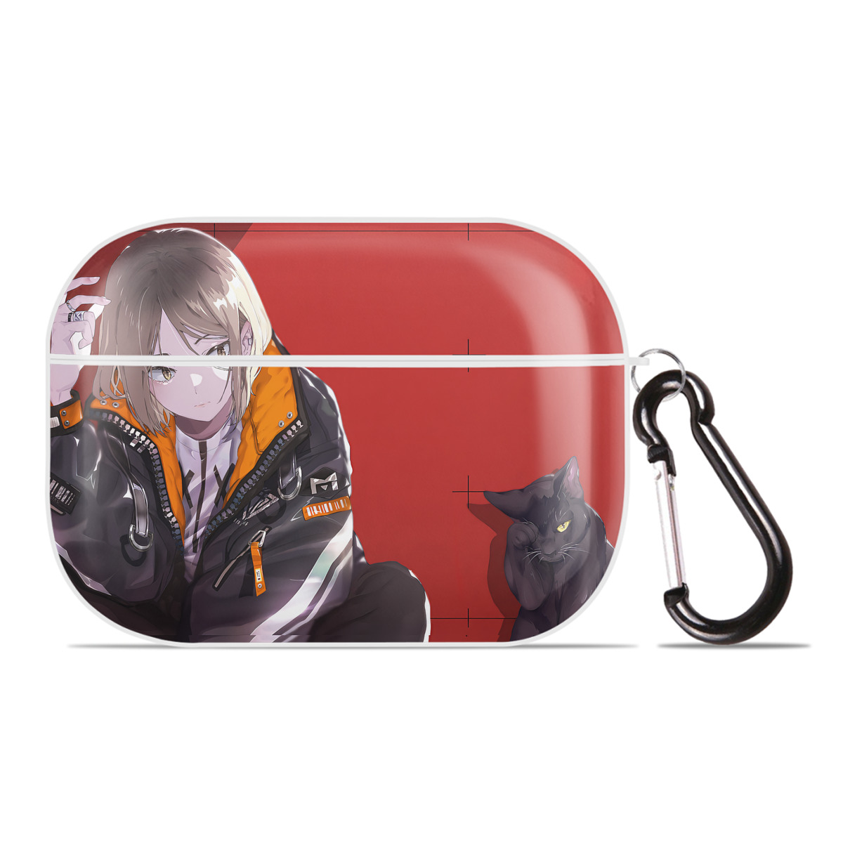 （画像用） ハイキュー!! Haikyu!! 【AirPods Pro用】ハードシェル保護ケース 耐衝撃・防指紋・カラビナ付き商品仕様