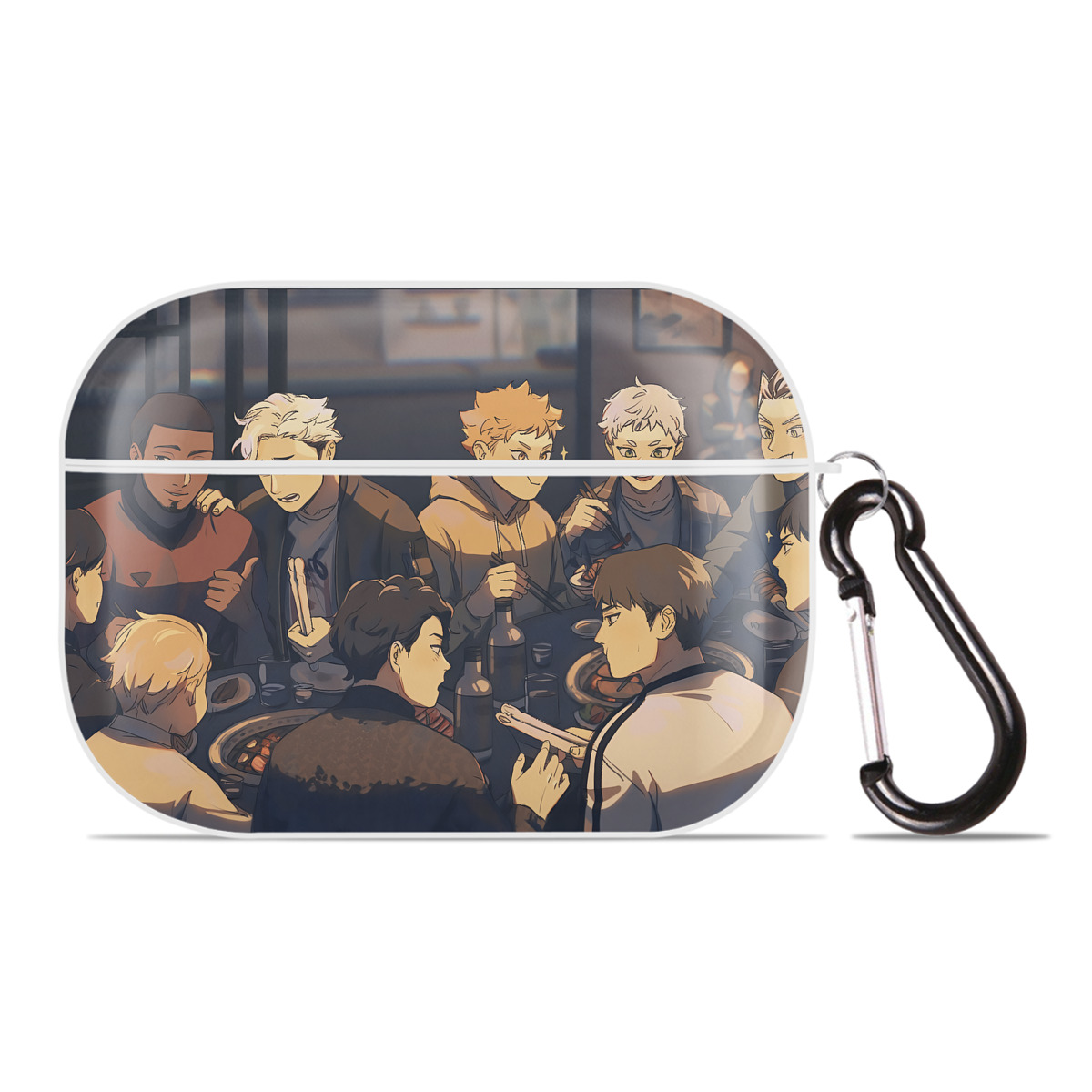 （画像用） ハイキュー!! Haikyu!! 【AirPods Pro用】ハードシェル保護ケース 耐衝撃・防指紋・カラビナ付き商品仕様