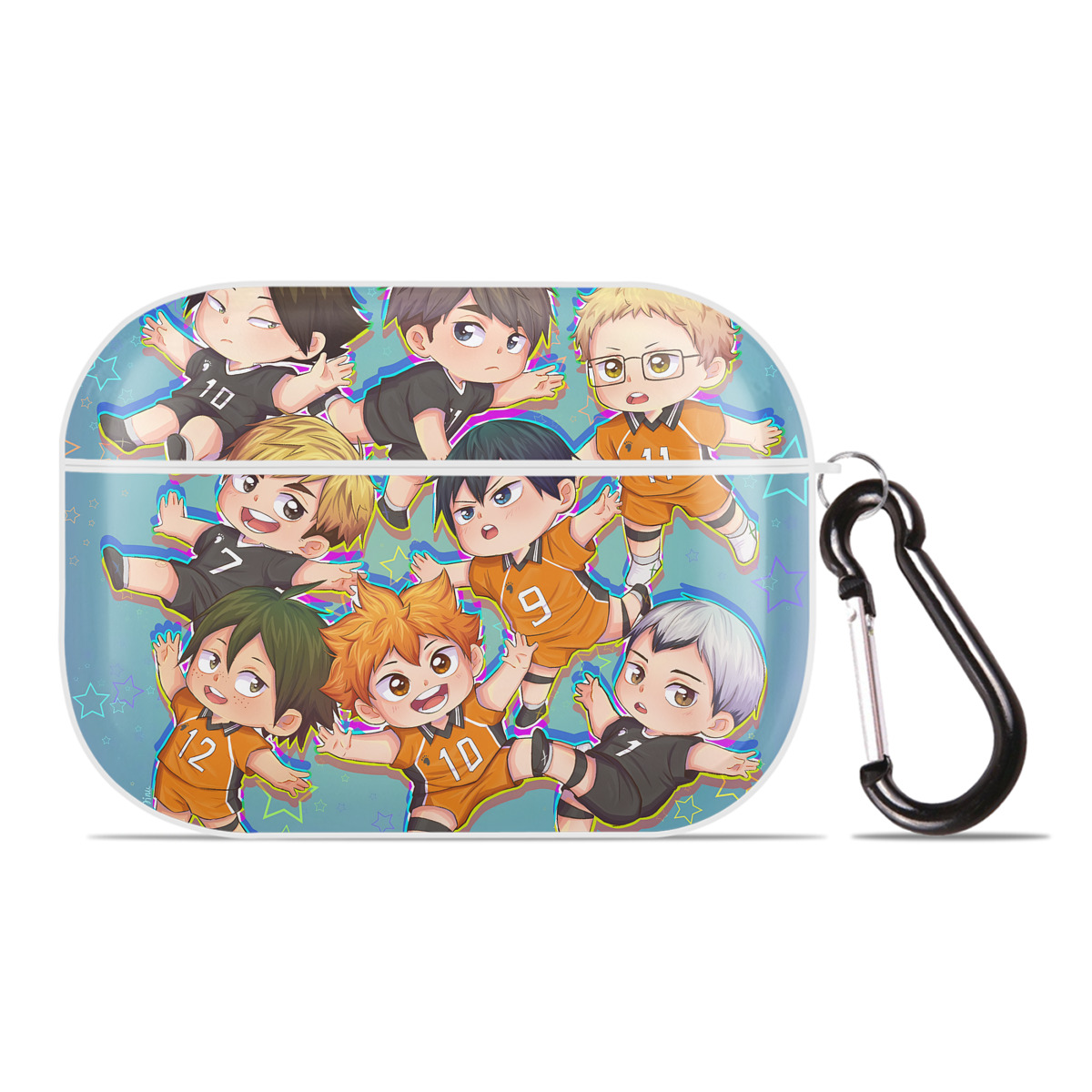 （画像用） ハイキュー!! Haikyu!! 【AirPods Pro用】ハードシェル保護ケース 耐衝撃・防指紋・カラビナ付き商品仕様