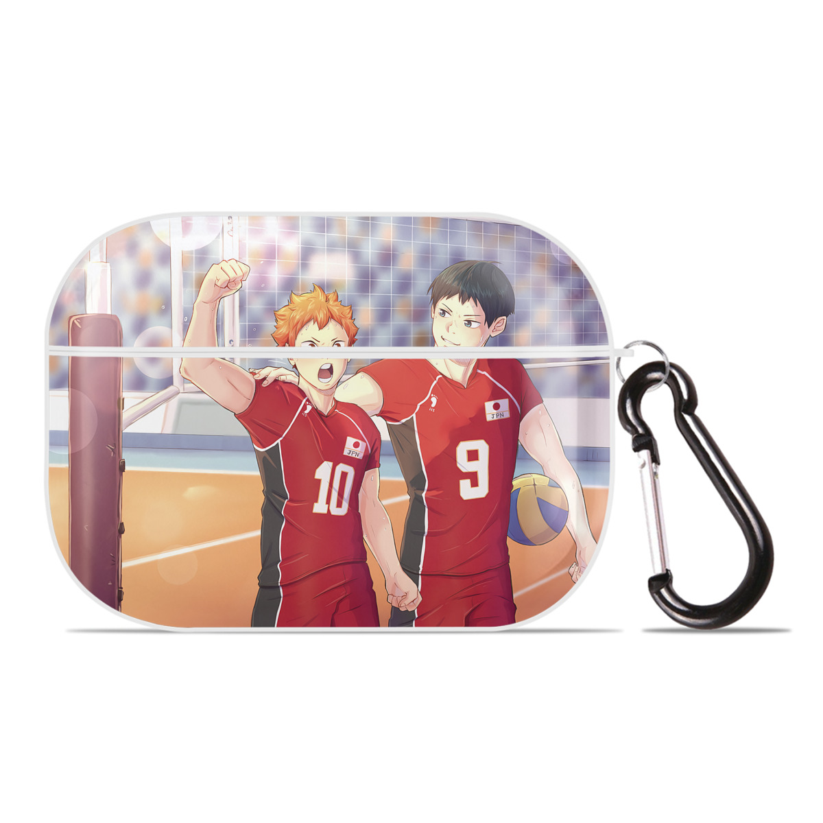 （画像用） ハイキュー!! Haikyu!! 【AirPods Pro用】ハードシェル保護ケース 耐衝撃・防指紋・カラビナ付き商品仕様