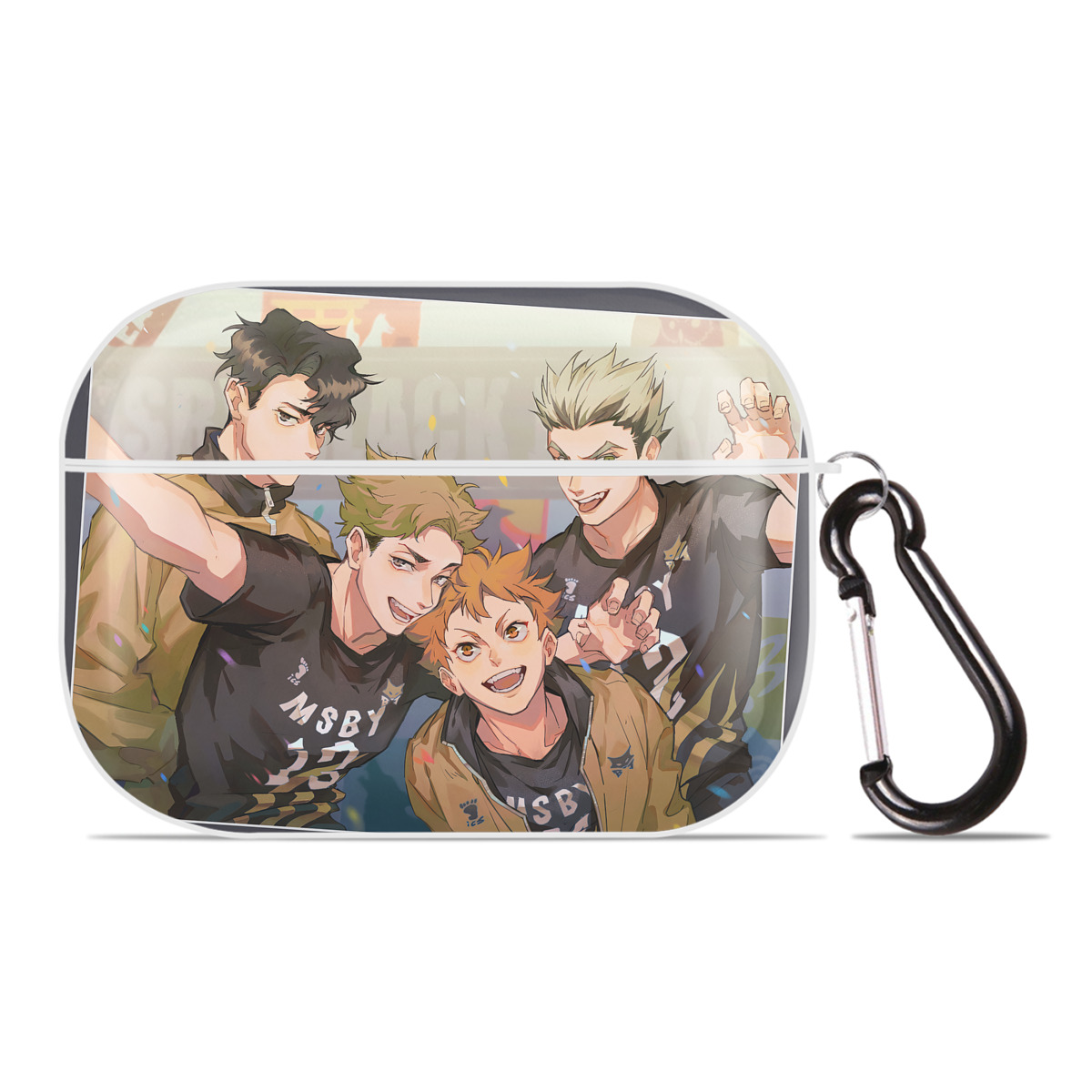 （画像用） ハイキュー!! Haikyu!! 【AirPods Pro用】ハードシェル保護ケース 耐衝撃・防指紋・カラビナ付き商品仕様