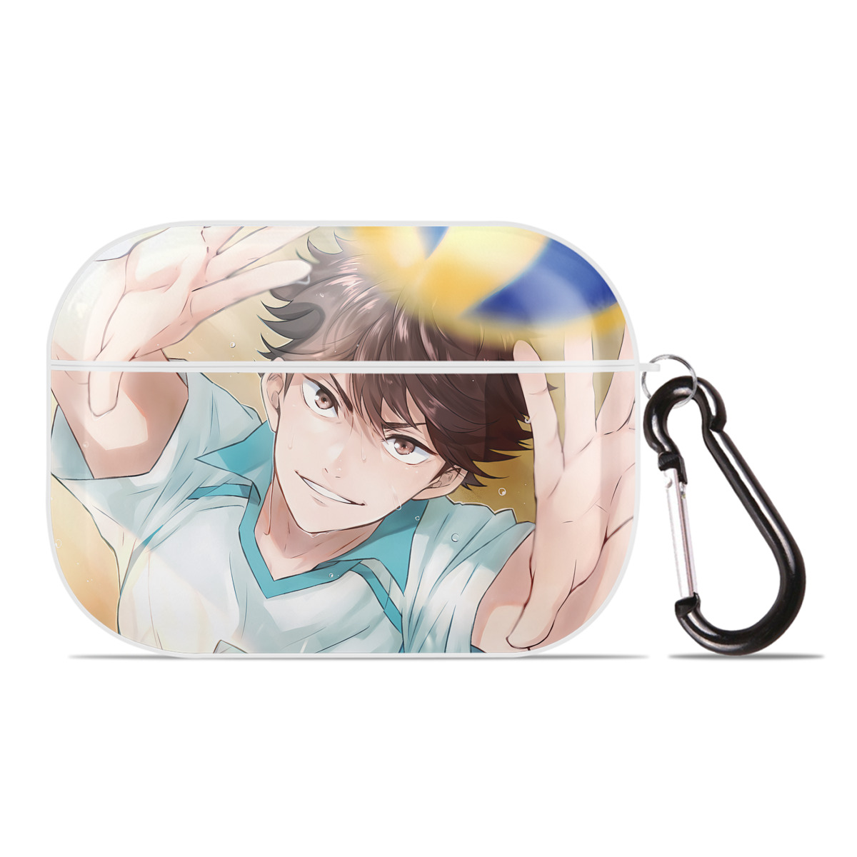 （画像用） ハイキュー!! Haikyu!! 【AirPods Pro用】ハードシェル保護ケース 耐衝撃・防指紋・カラビナ付き商品仕様