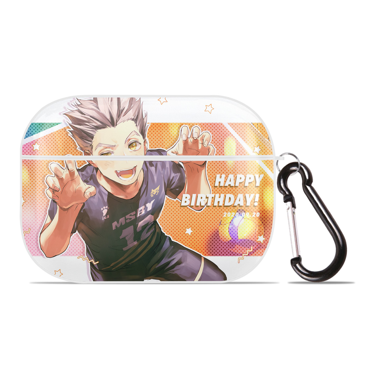 （画像用） ハイキュー!! Haikyu!! 【AirPods Pro用】ハードシェル保護ケース 耐衝撃・防指紋・カラビナ付き商品仕様
