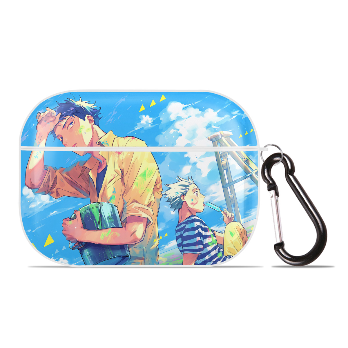 （画像用） ハイキュー!! Haikyu!! 【AirPods Pro用】ハードシェル保護ケース 耐衝撃・防指紋・カラビナ付き商品仕様