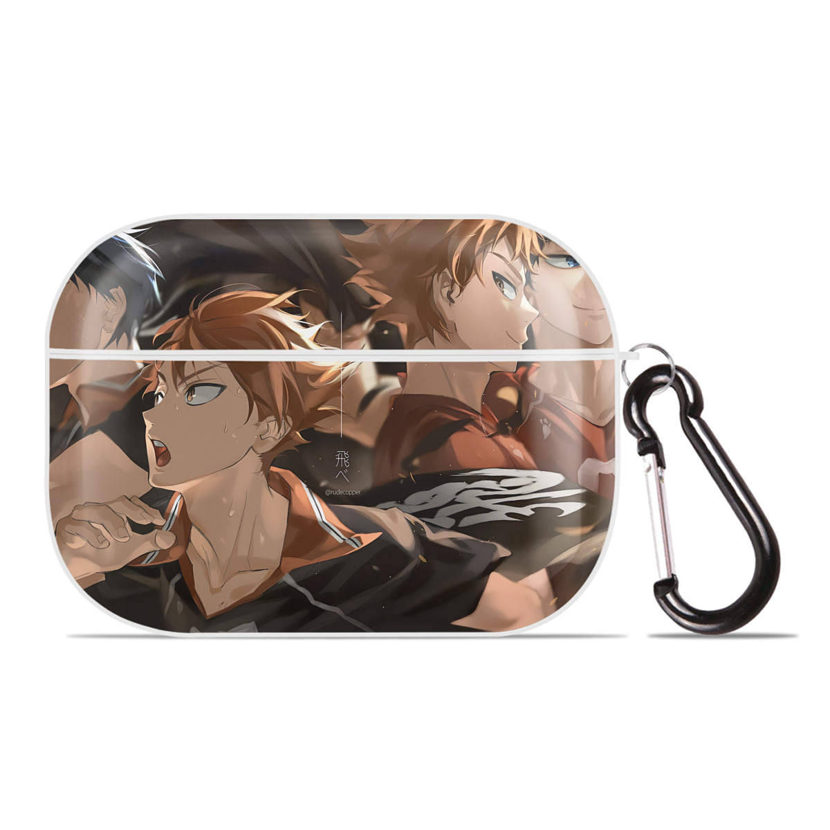 （画像用） ハイキュー!! Haikyu!! 【AirPods Pro用】ハードシェル保護ケース 耐衝撃・防指紋・カラビナ付き商品仕様