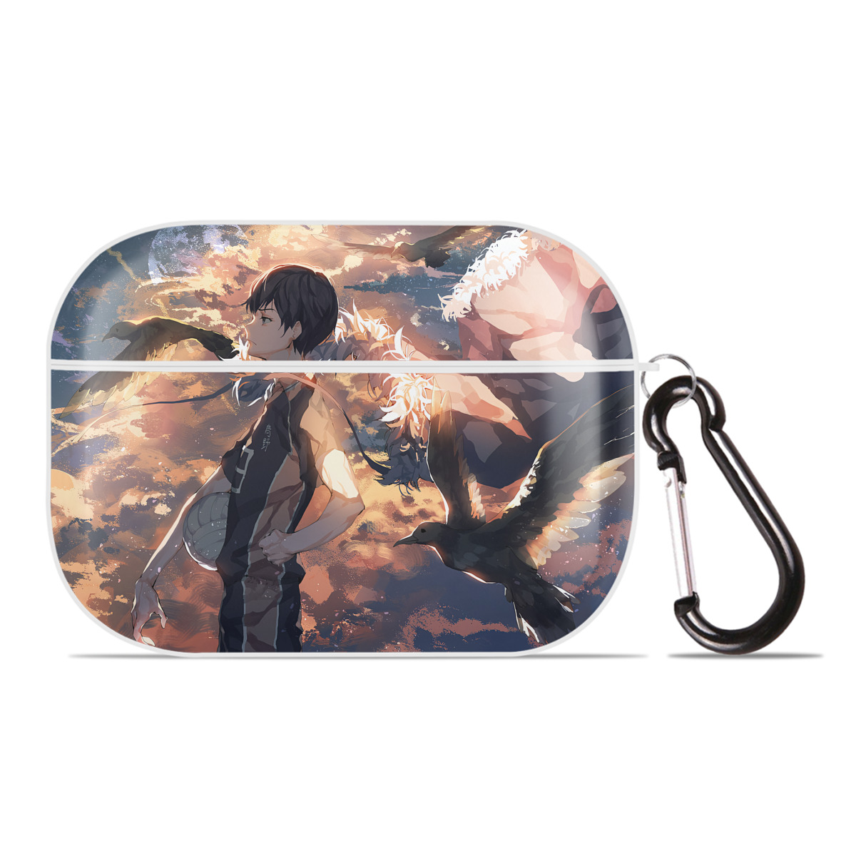 （画像用） ハイキュー!! Haikyu!! 【AirPods Pro用】ハードシェル保護ケース 耐衝撃・防指紋・カラビナ付き商品仕様
