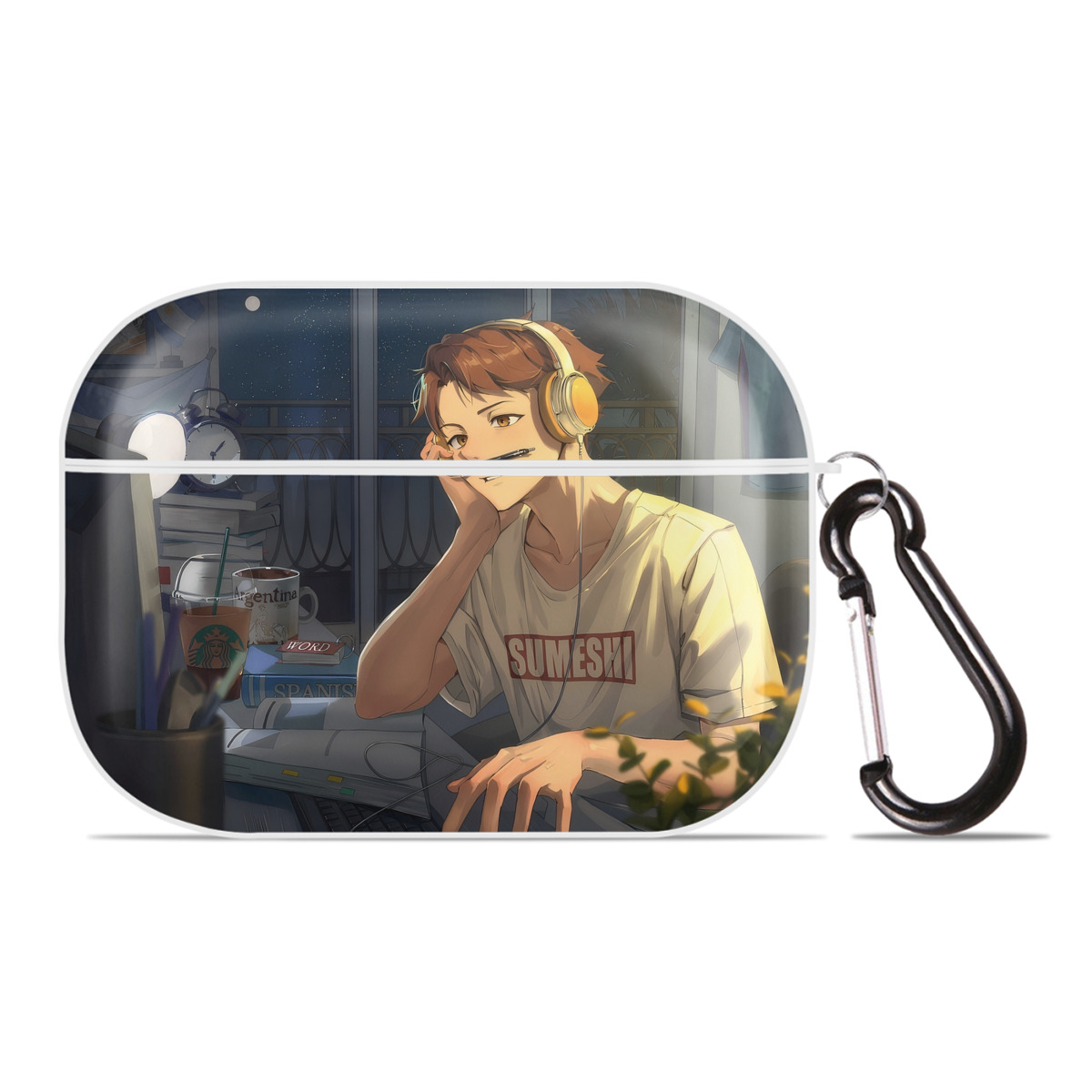 （画像用） ハイキュー!! Haikyu!! 【AirPods Pro用】ハードシェル保護ケース 耐衝撃・防指紋・カラビナ付き商品仕様