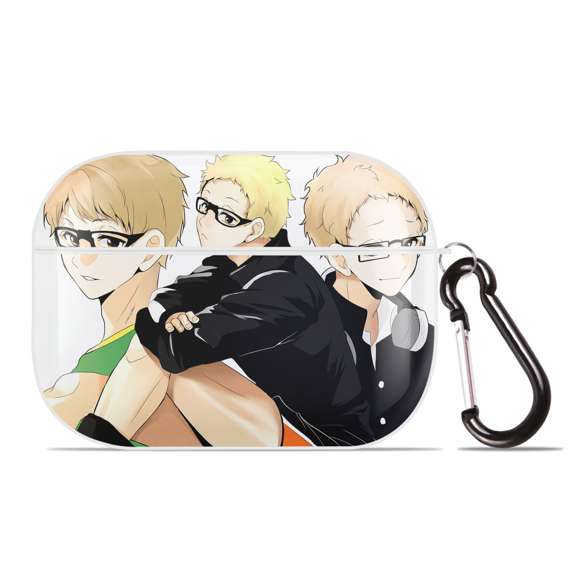 （画像用） ハイキュー!! Haikyu!! 【AirPods Pro用】ハードシェル保護ケース 耐衝撃・防指紋・カラビナ付き商品仕様