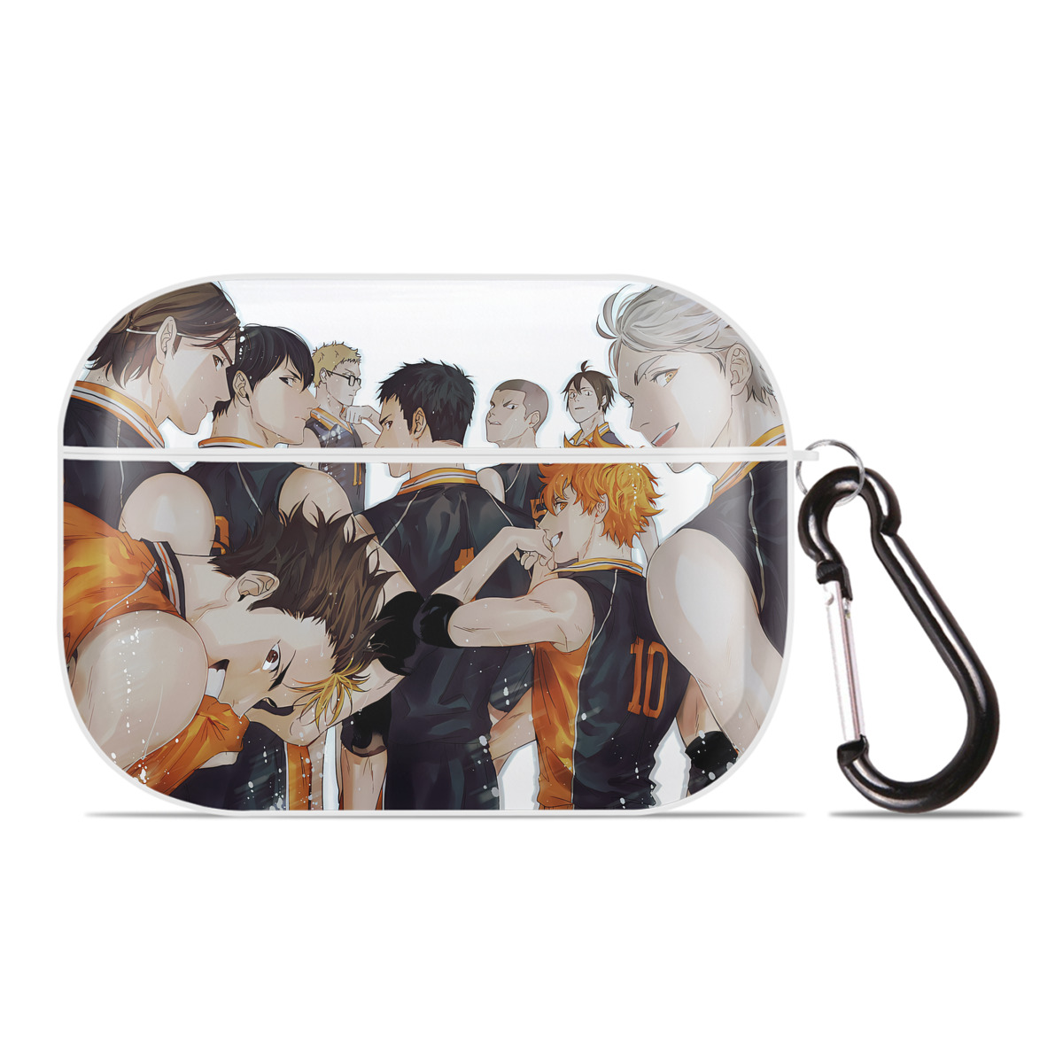 （画像用） ハイキュー!! Haikyu!! 【AirPods Pro用】ハードシェル保護ケース 耐衝撃・防指紋・カラビナ付き商品仕様