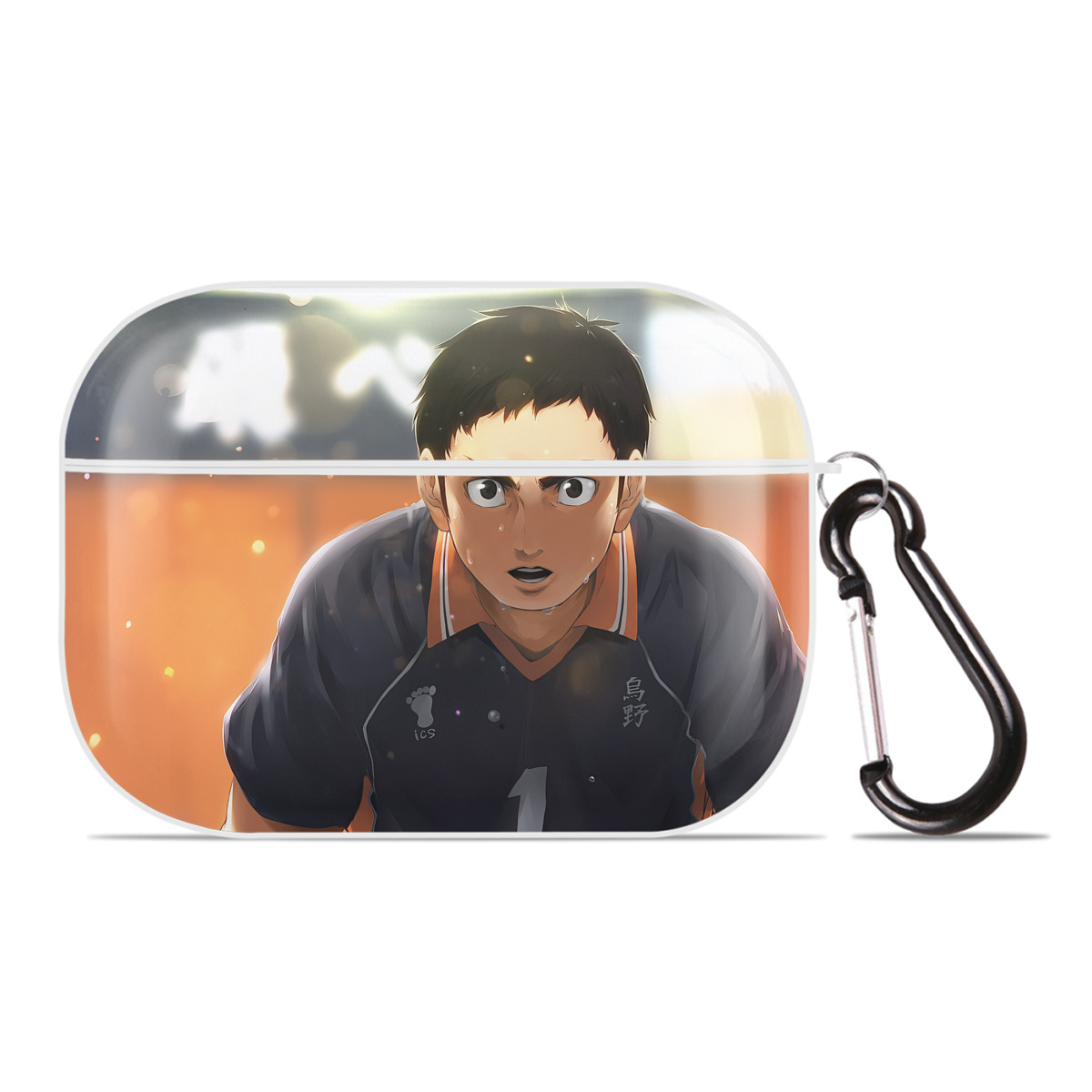 （画像用） ハイキュー!! Haikyu!! 【AirPods Pro用】ハードシェル保護ケース 耐衝撃・防指紋・カラビナ付き商品仕様