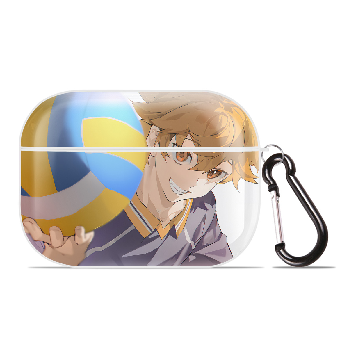 （画像用） ハイキュー!! Haikyu!! 【AirPods Pro用】ハードシェル保護ケース 耐衝撃・防指紋・カラビナ付き商品仕様