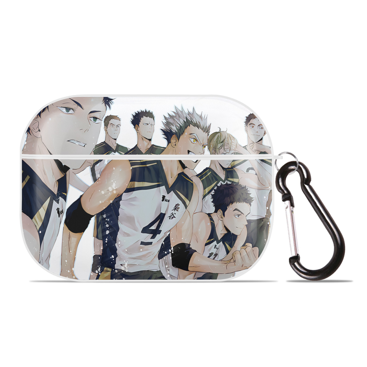 （画像用） ハイキュー!! Haikyu!! 【AirPods Pro用】ハードシェル保護ケース 耐衝撃・防指紋・カラビナ付き商品仕様