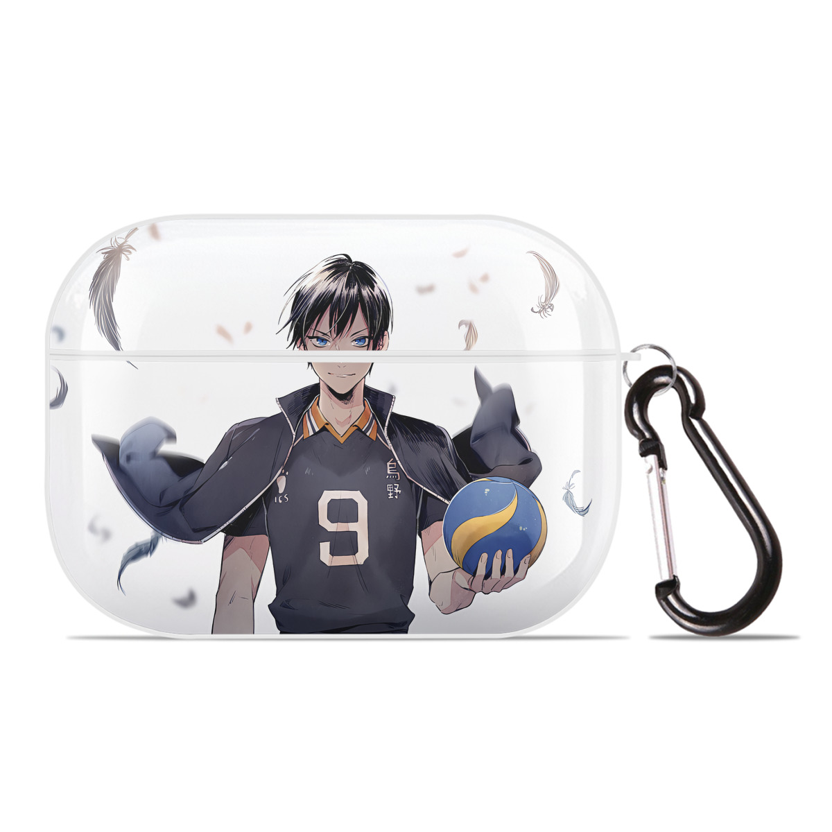 （画像用） ハイキュー!! Haikyu!! 【AirPods Pro用】ハードシェル保護ケース 耐衝撃・防指紋・カラビナ付き商品仕様