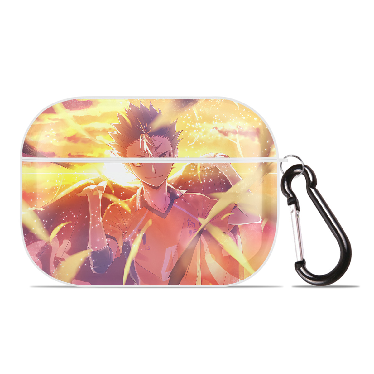 （画像用） ハイキュー!! Haikyu!! 【AirPods Pro用】ハードシェル保護ケース 耐衝撃・防指紋・カラビナ付き商品仕様