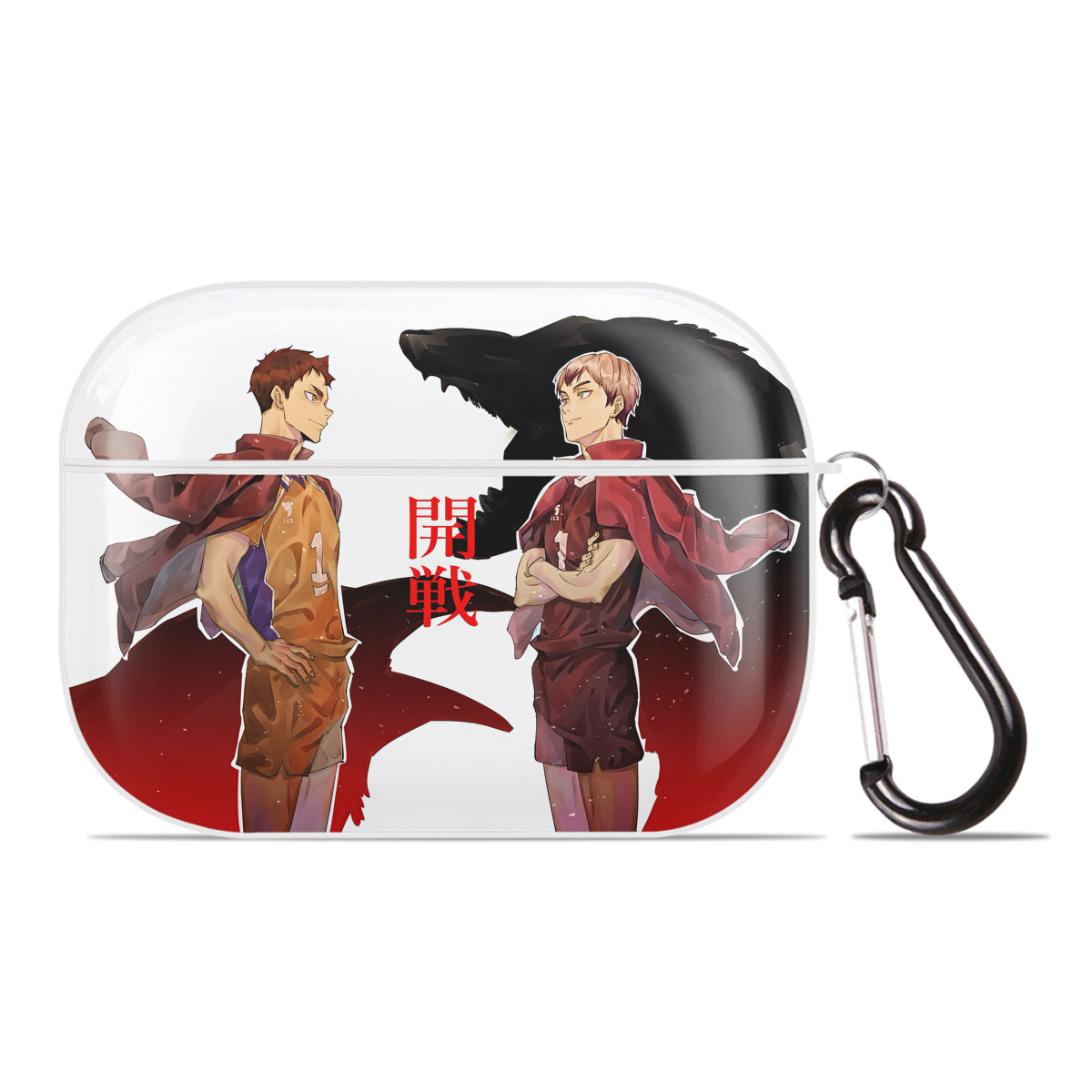 （画像用） ハイキュー!! Haikyu!! 【AirPods Pro用】ハードシェル保護ケース 耐衝撃・防指紋・カラビナ付き商品仕様