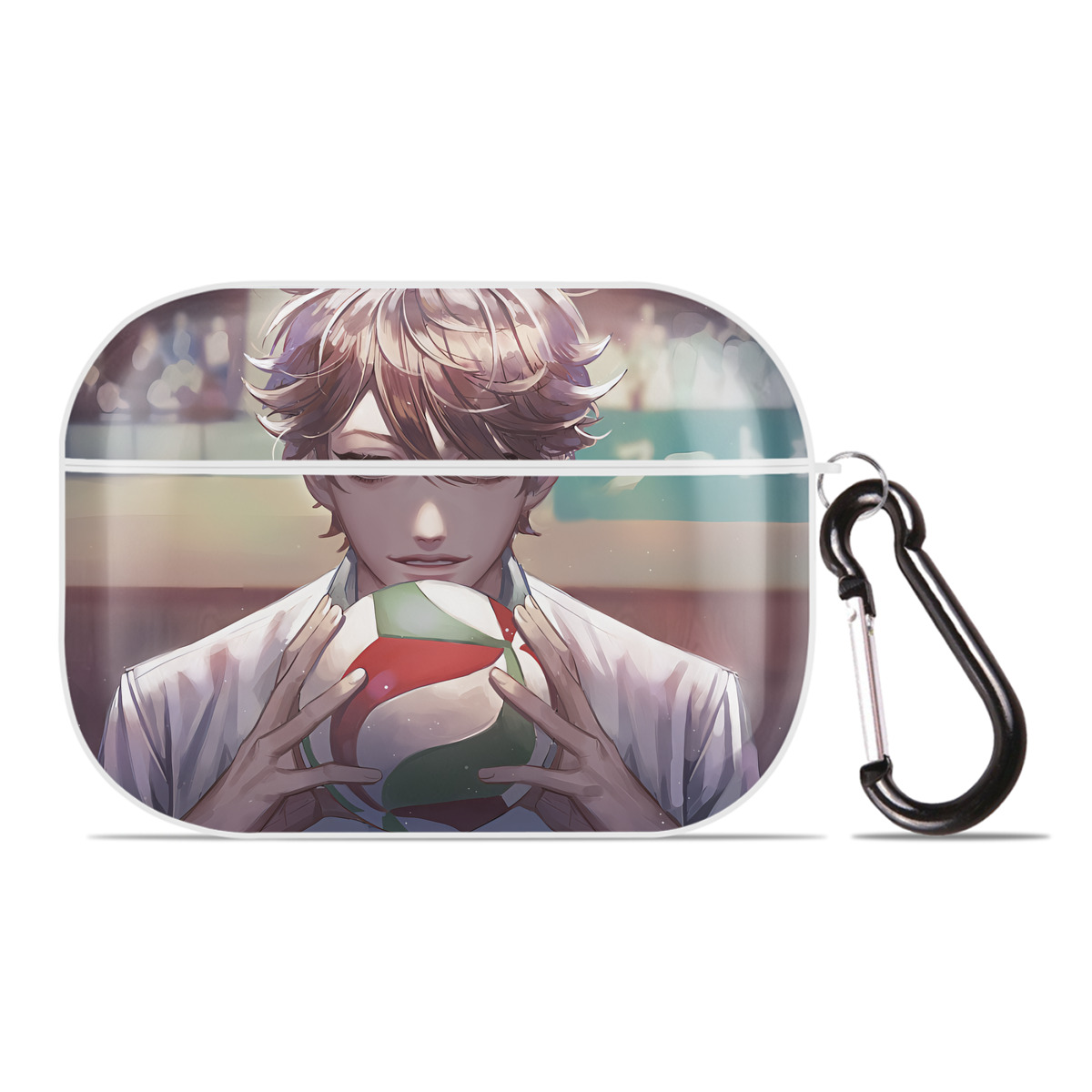 （画像用） ハイキュー!! Haikyu!! 【AirPods Pro用】ハードシェル保護ケース 耐衝撃・防指紋・カラビナ付き商品仕様