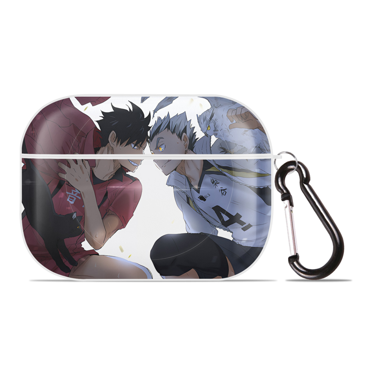（画像用） ハイキュー!! Haikyu!! 【AirPods Pro用】ハードシェル保護ケース 耐衝撃・防指紋・カラビナ付き商品仕様
